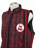 Red/Black Embellished Husker Vest - Size Large