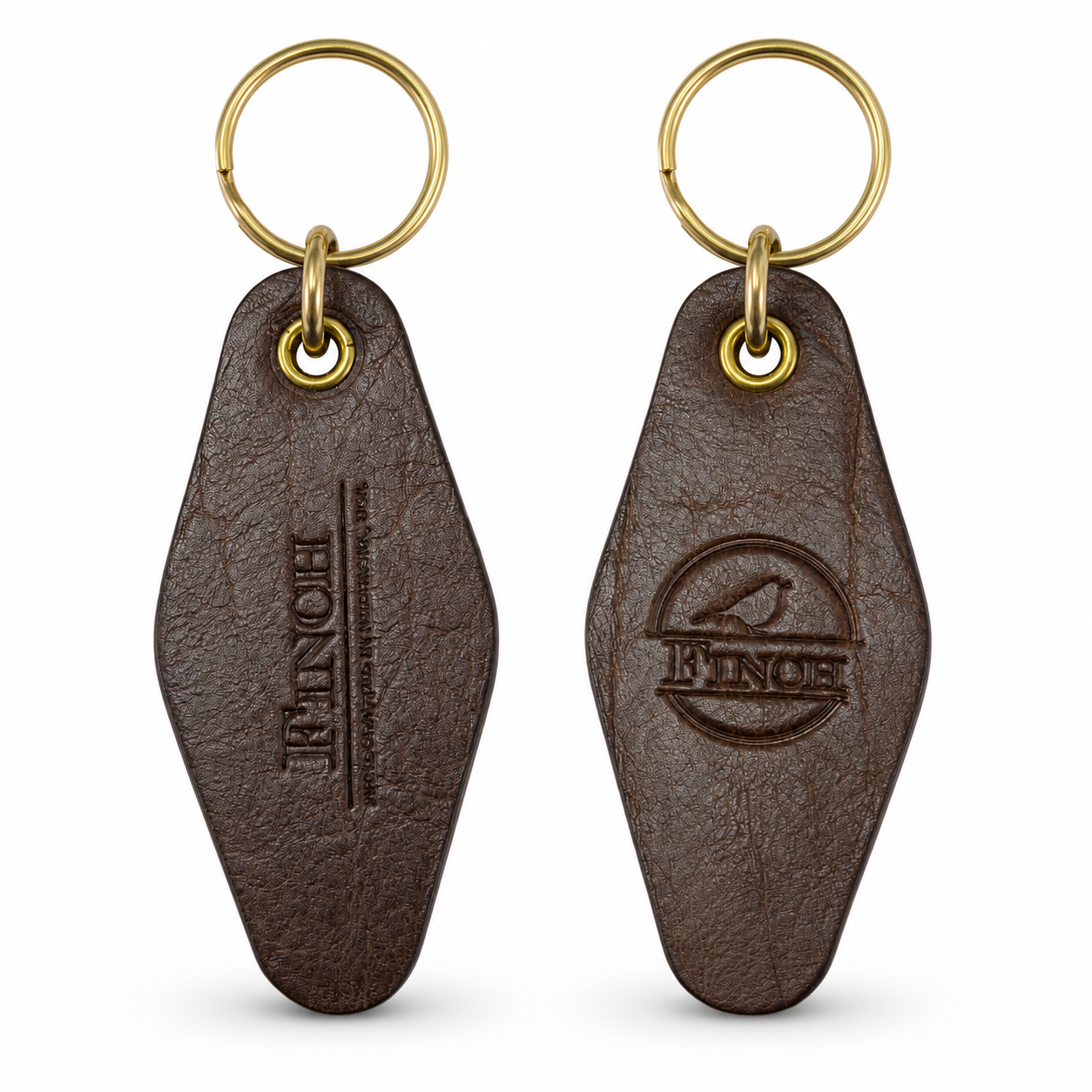 Handmade Leather Key Fob by Finch
