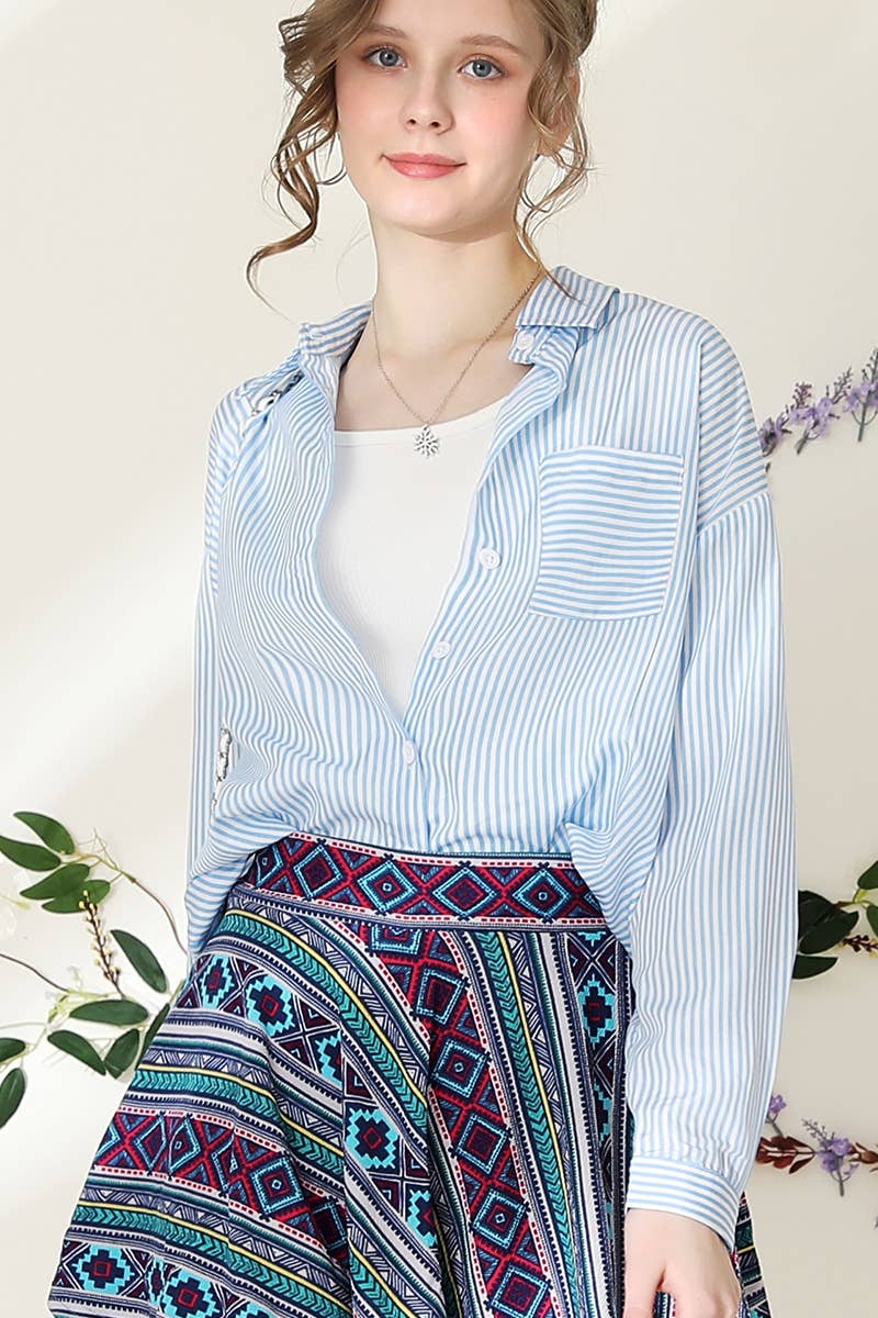 Striped Button Down