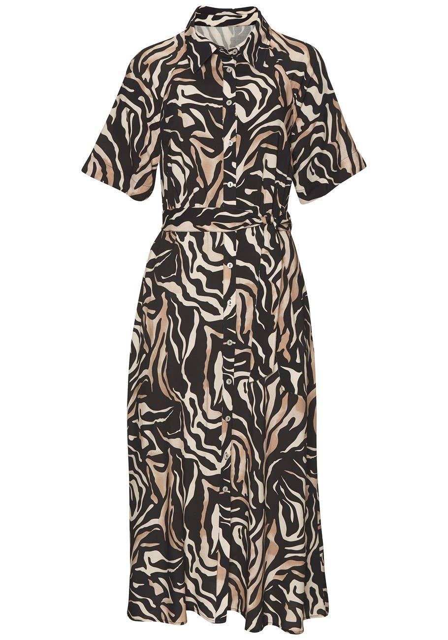Women's Printed Shirt Dress