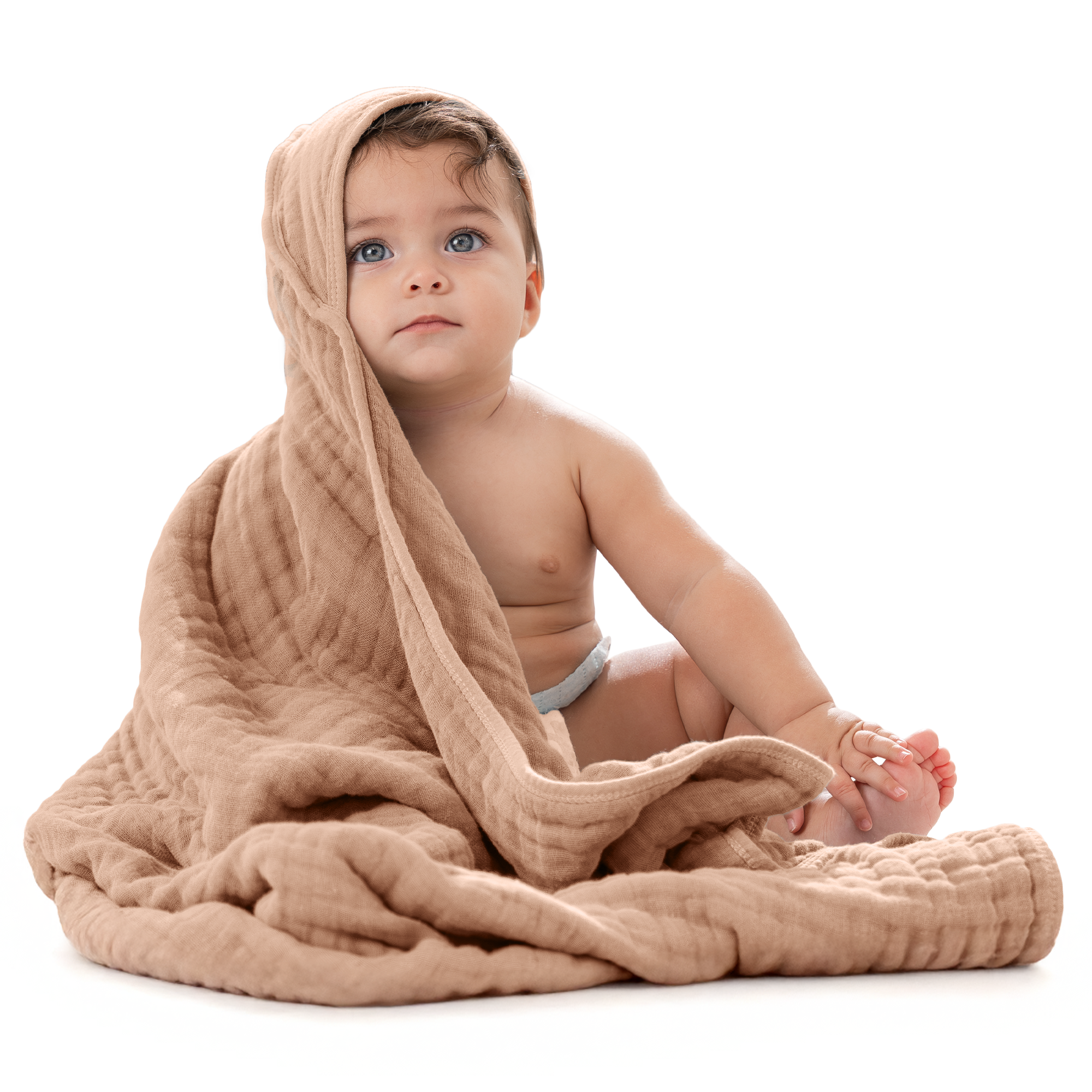 Muslin Hooded Baby Towel