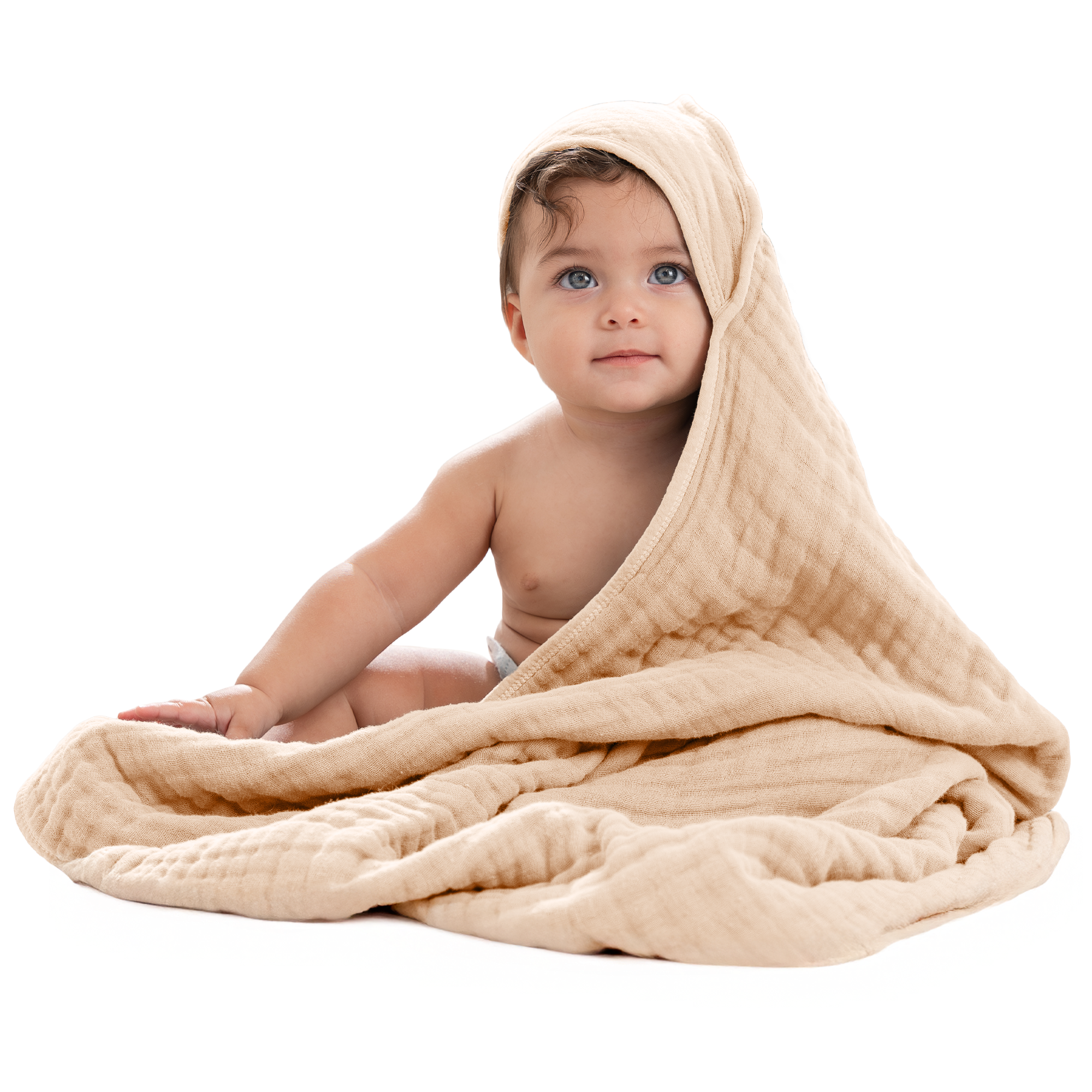 Muslin Hooded Baby Towel