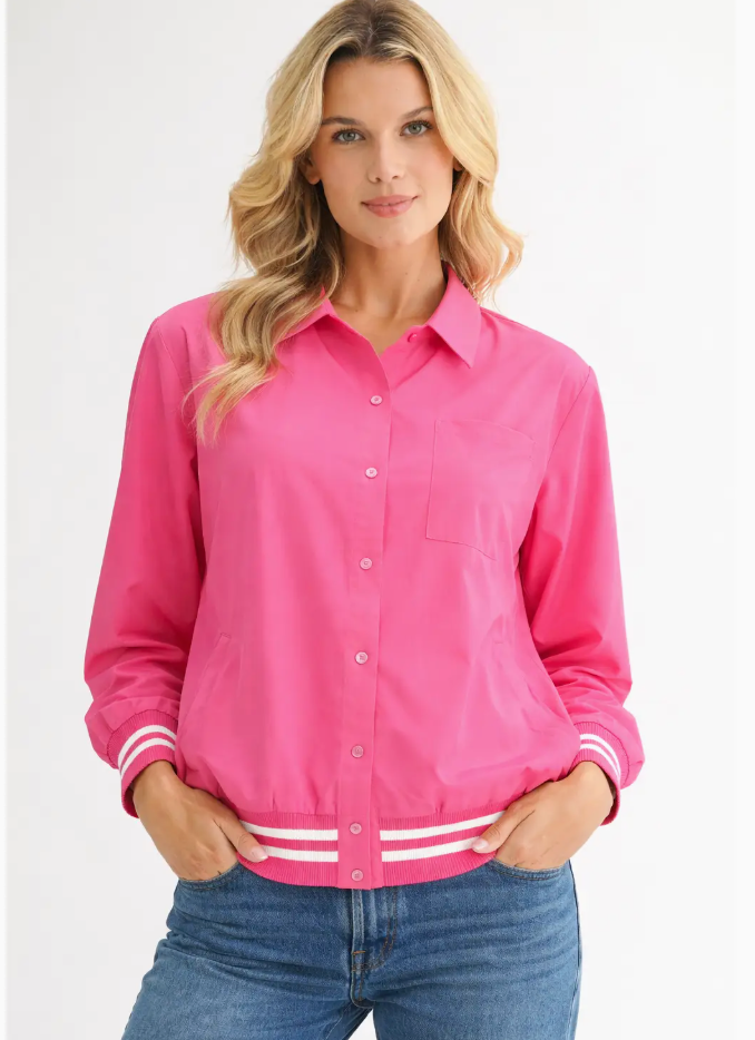 Wiletta Stretch Parachute Nylon Top