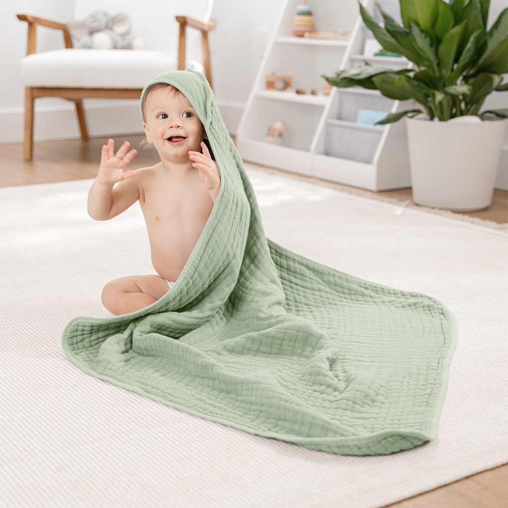 Muslin Hooded Baby Towel