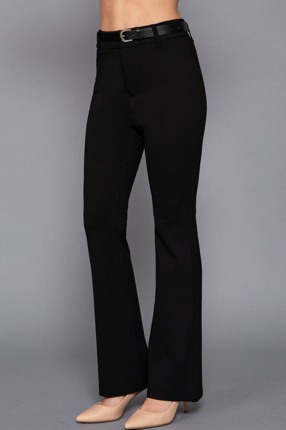Semi Flare Ponte Pants