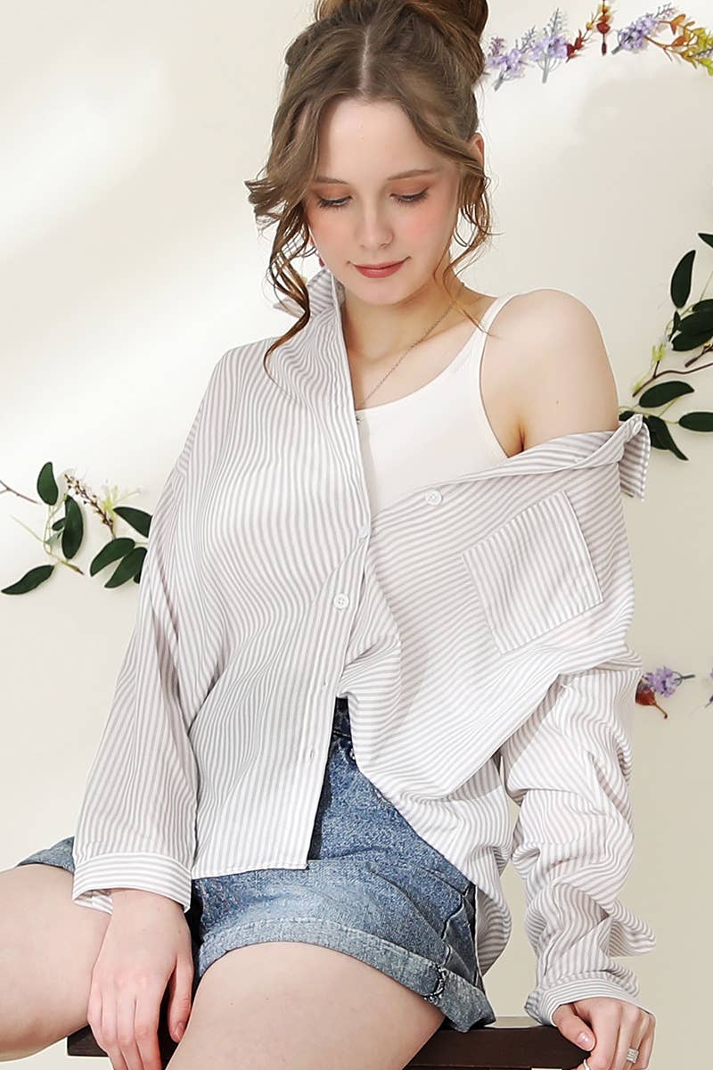 Striped Button Down