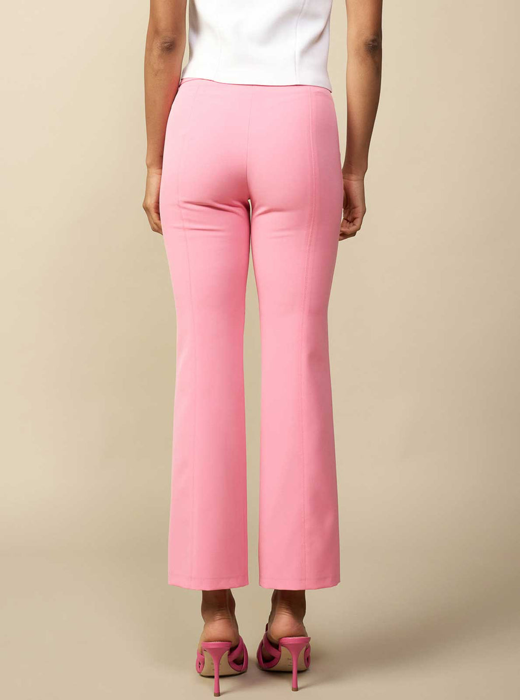 Stretch Ankle Pants - PINK