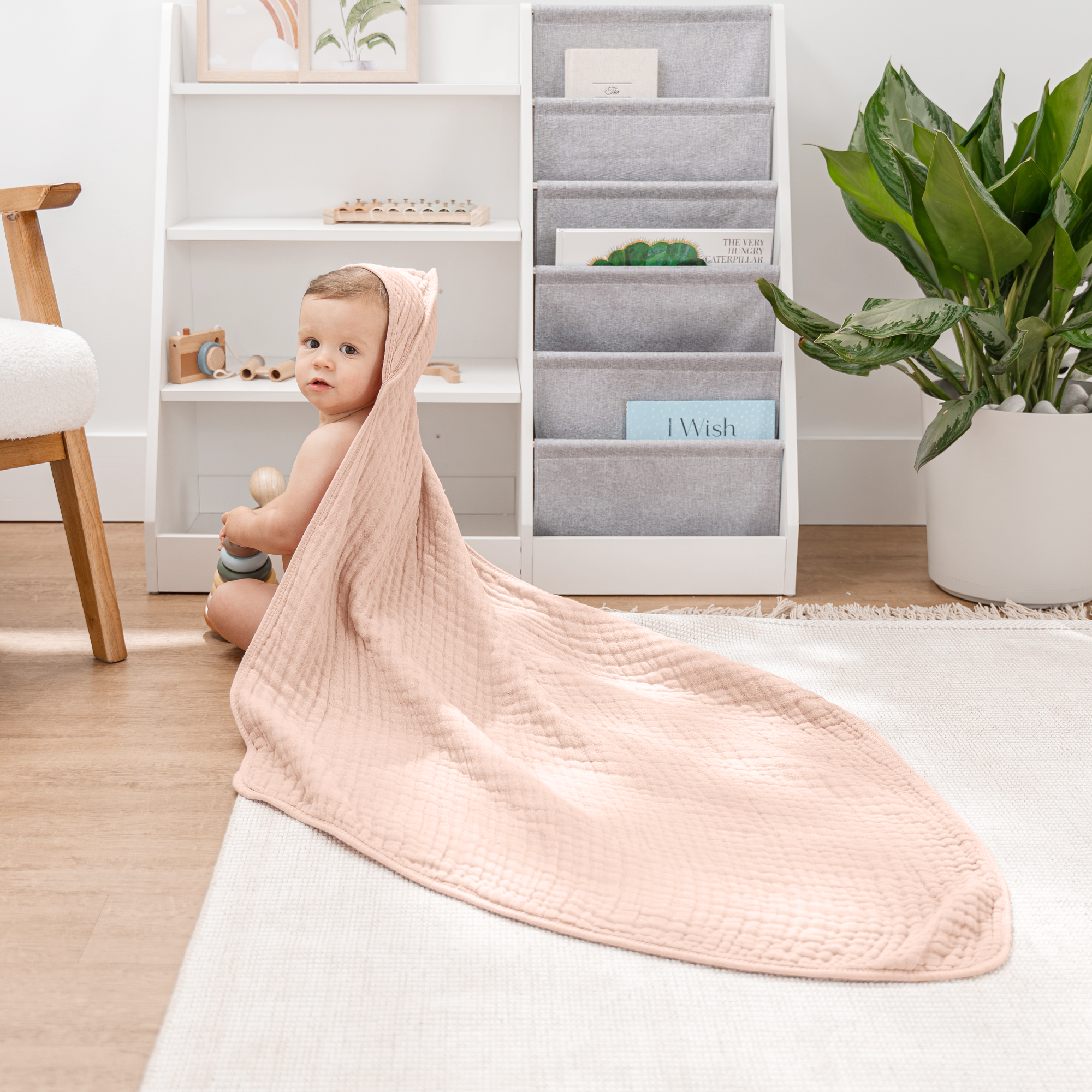 Muslin Hooded Baby Towel
