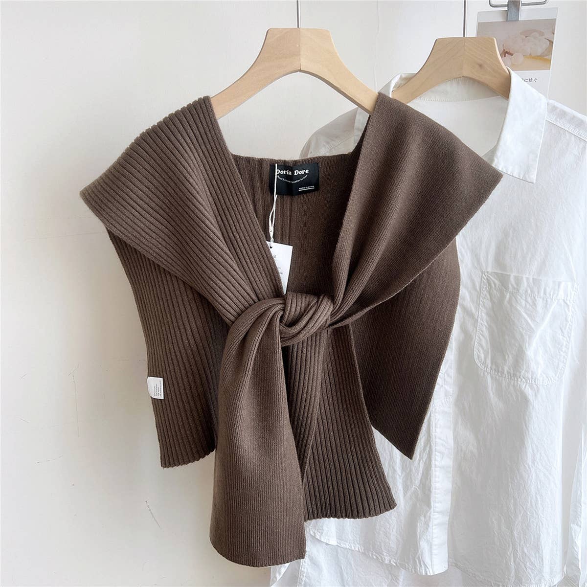 KNITTED SHAWL - ONE SIZE FITS ALL