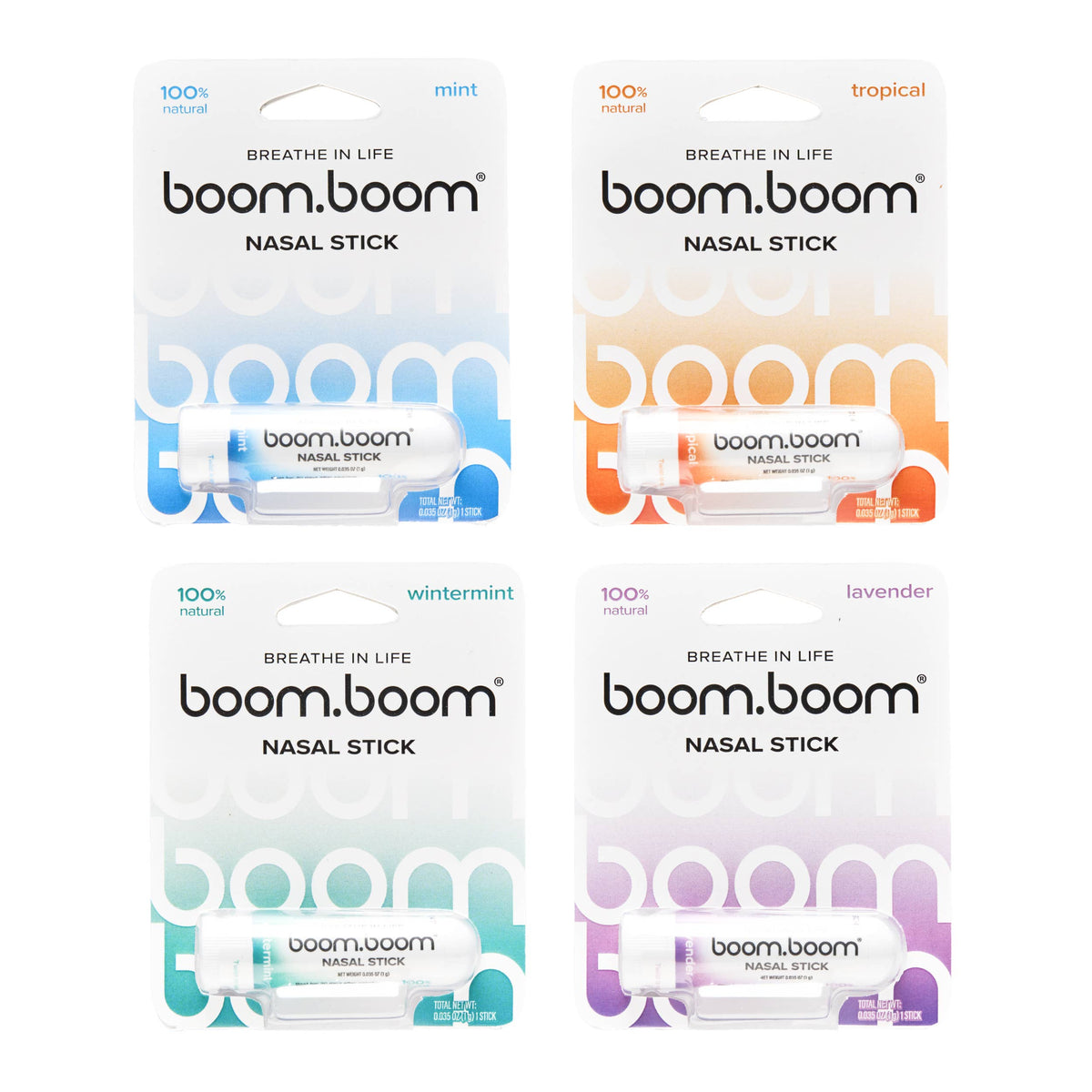 Boom. Boom. Nasal Stick
