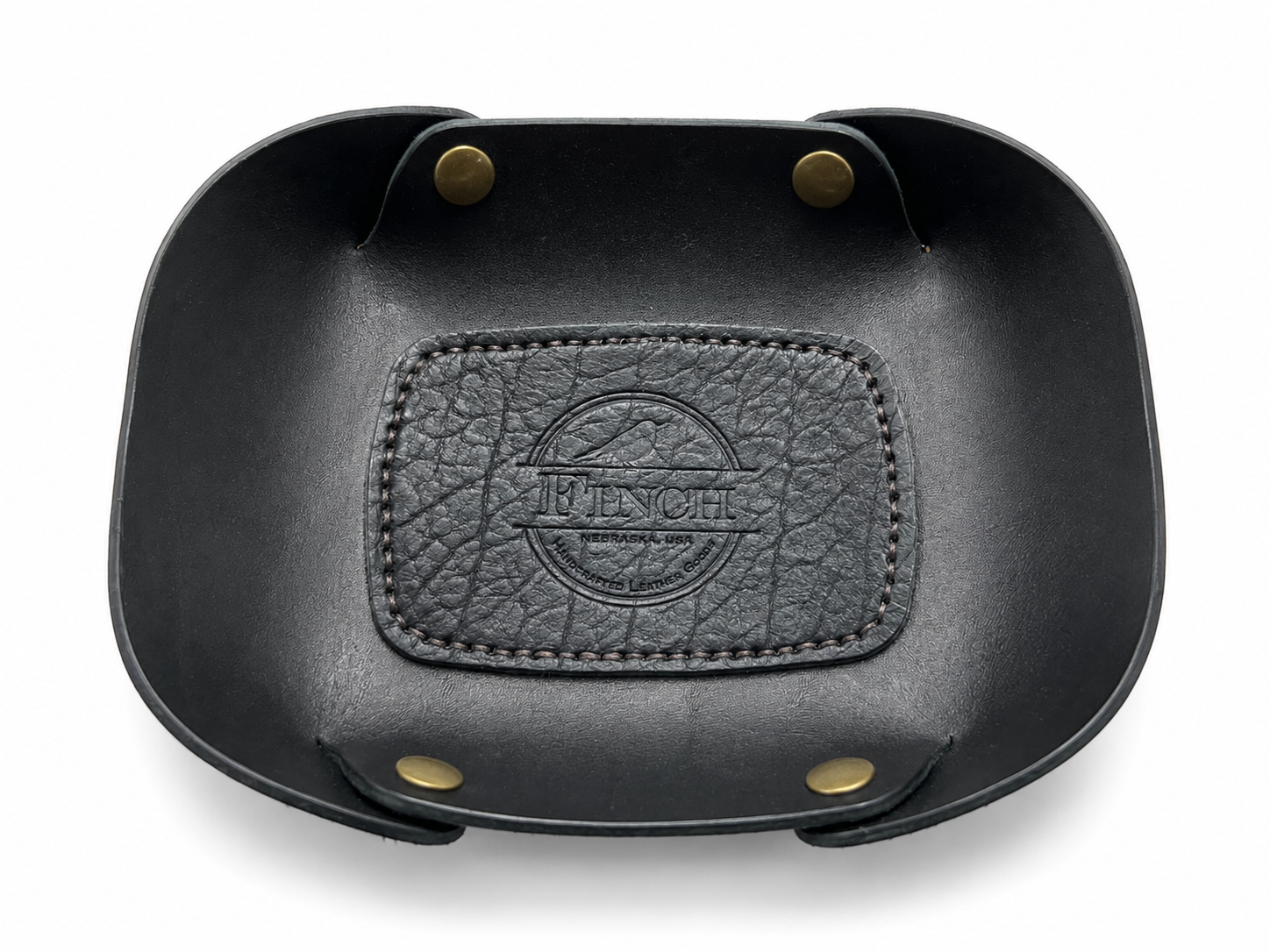 Handmade Leather Valet Tray by Finch