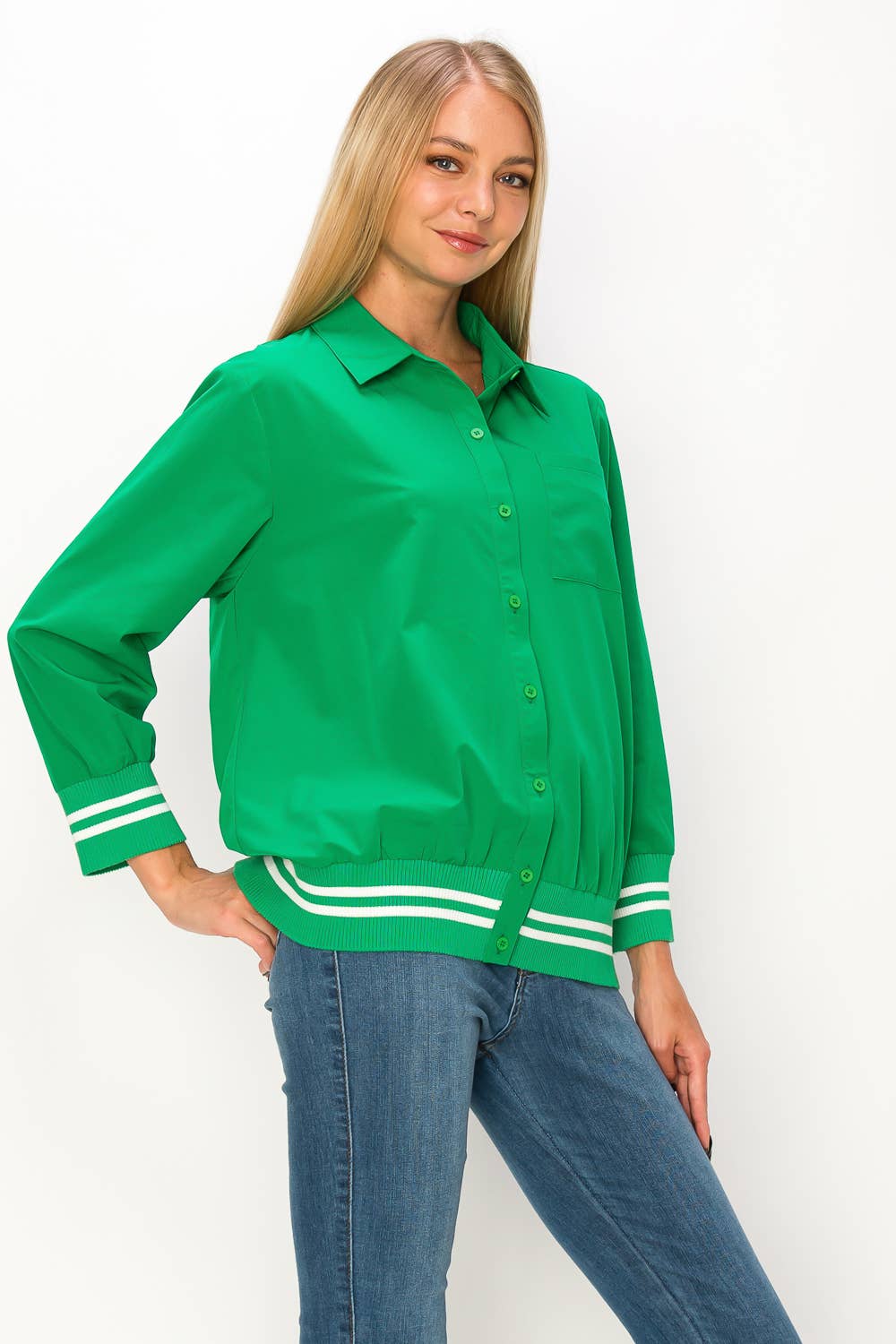 Joh Apparel - Wiletta Stretch Parachute Nylon Top