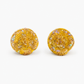 Handmade Golden Bloom Stud Earrings by D.K. Tlustos