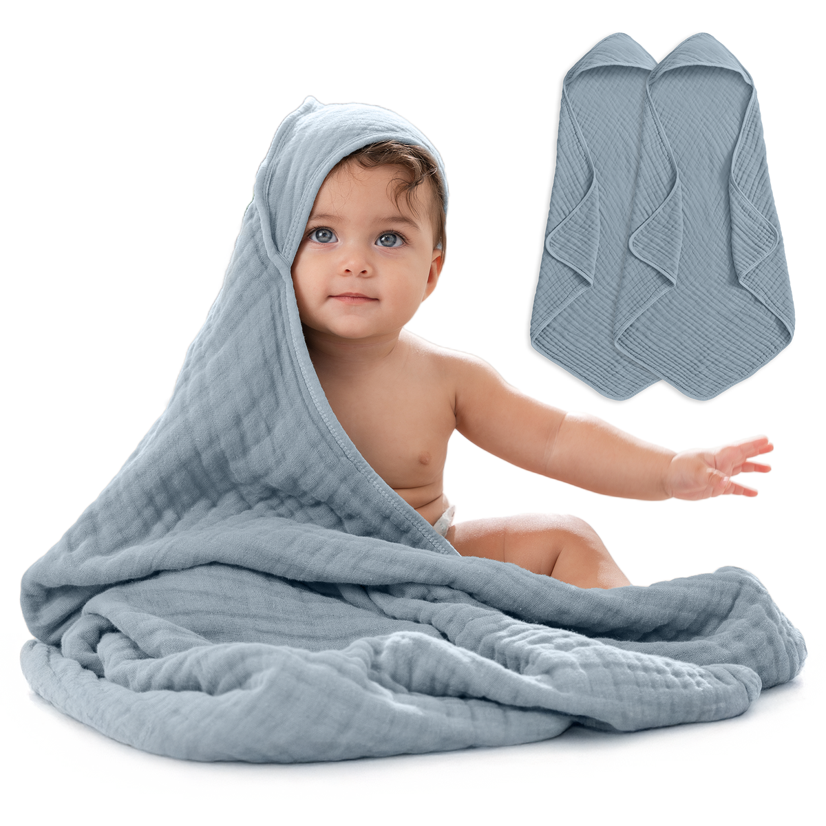 Muslin Hooded Baby Towel