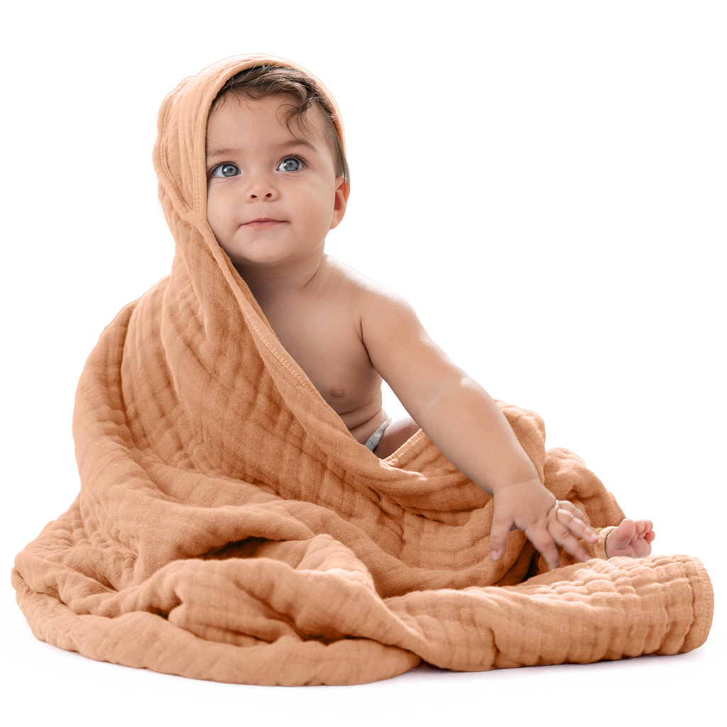 Muslin Hooded Baby Towel