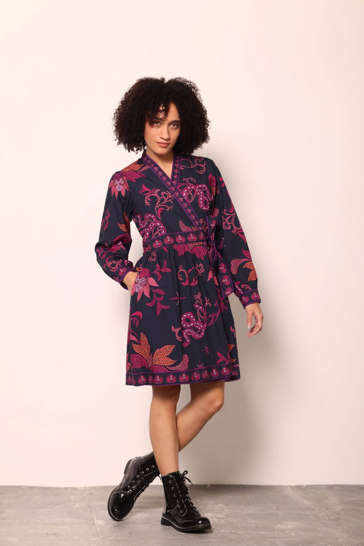 MIDNIGHT MOSAIC CARA DRESS