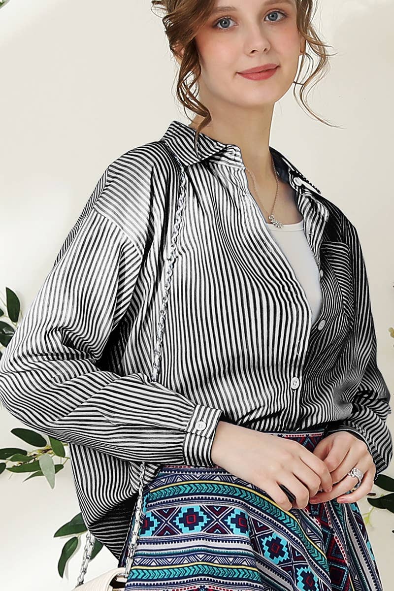 Striped Button Down