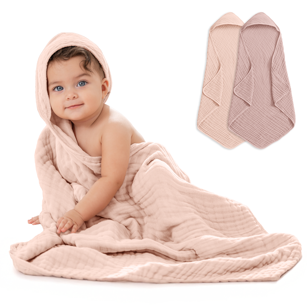 Muslin Hooded Baby Towel