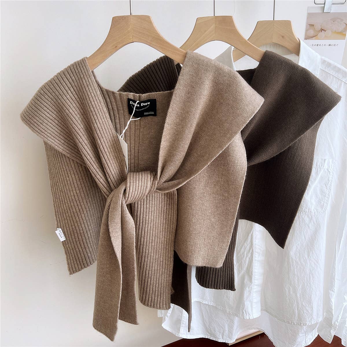 KNITTED SHAWL - ONE SIZE FITS ALL