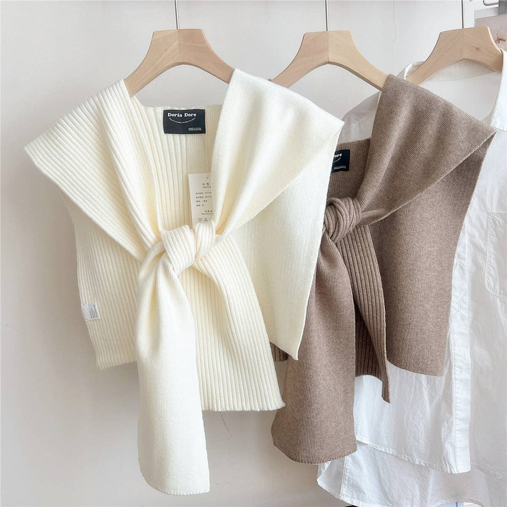 KNITTED SHAWL - ONE SIZE FITS ALL