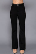 Semi Flare Ponte Pants