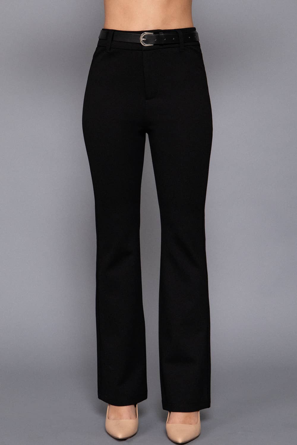 Semi Flare Ponte Pants