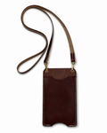 Dark Brown Leather Crossbody by Finch