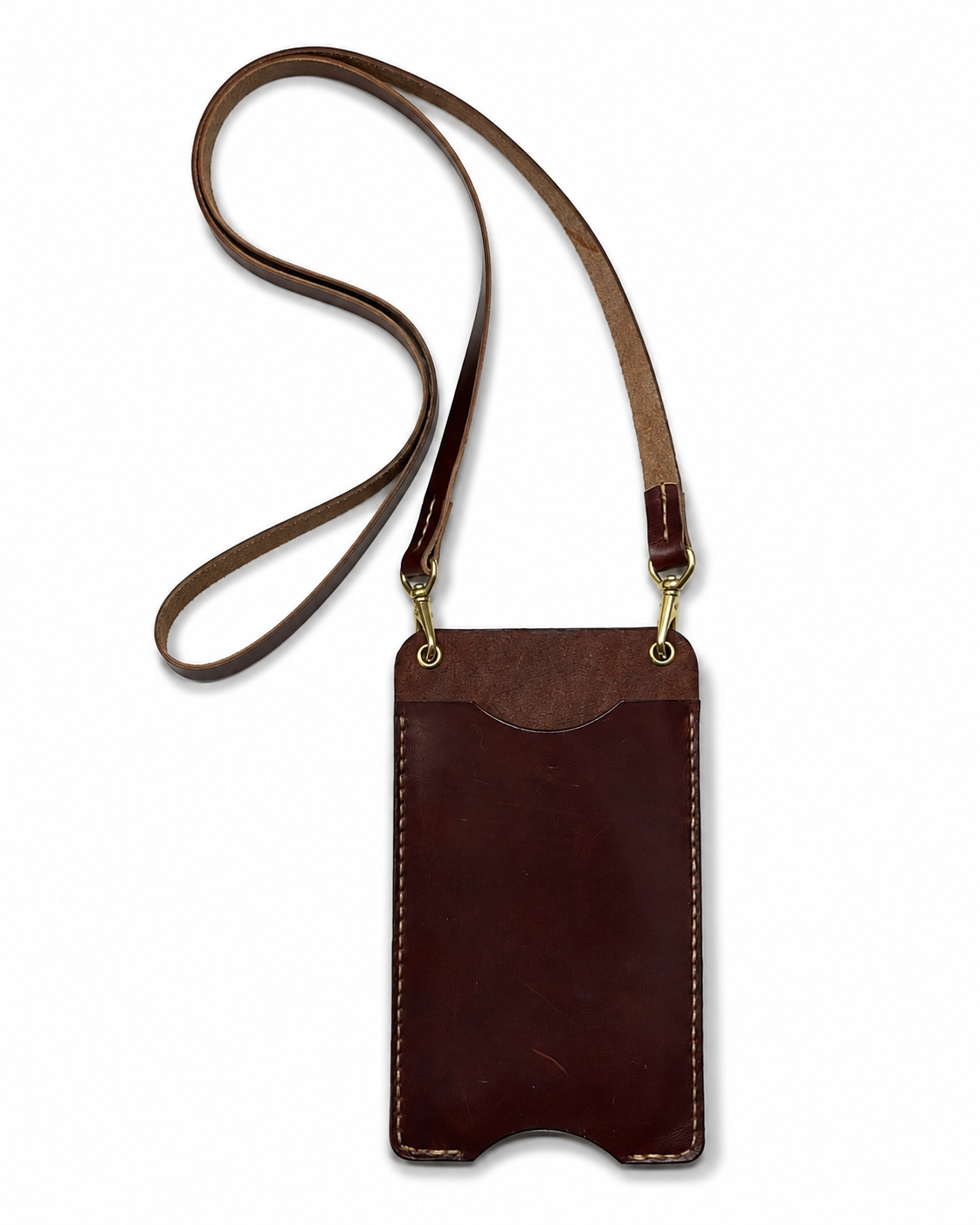 Dark Brown Leather Crossbody by Finch