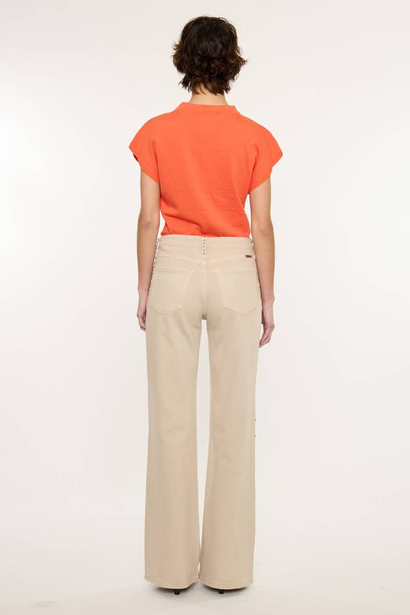 Kan Can USA - High Rise Wide Flare Jeans