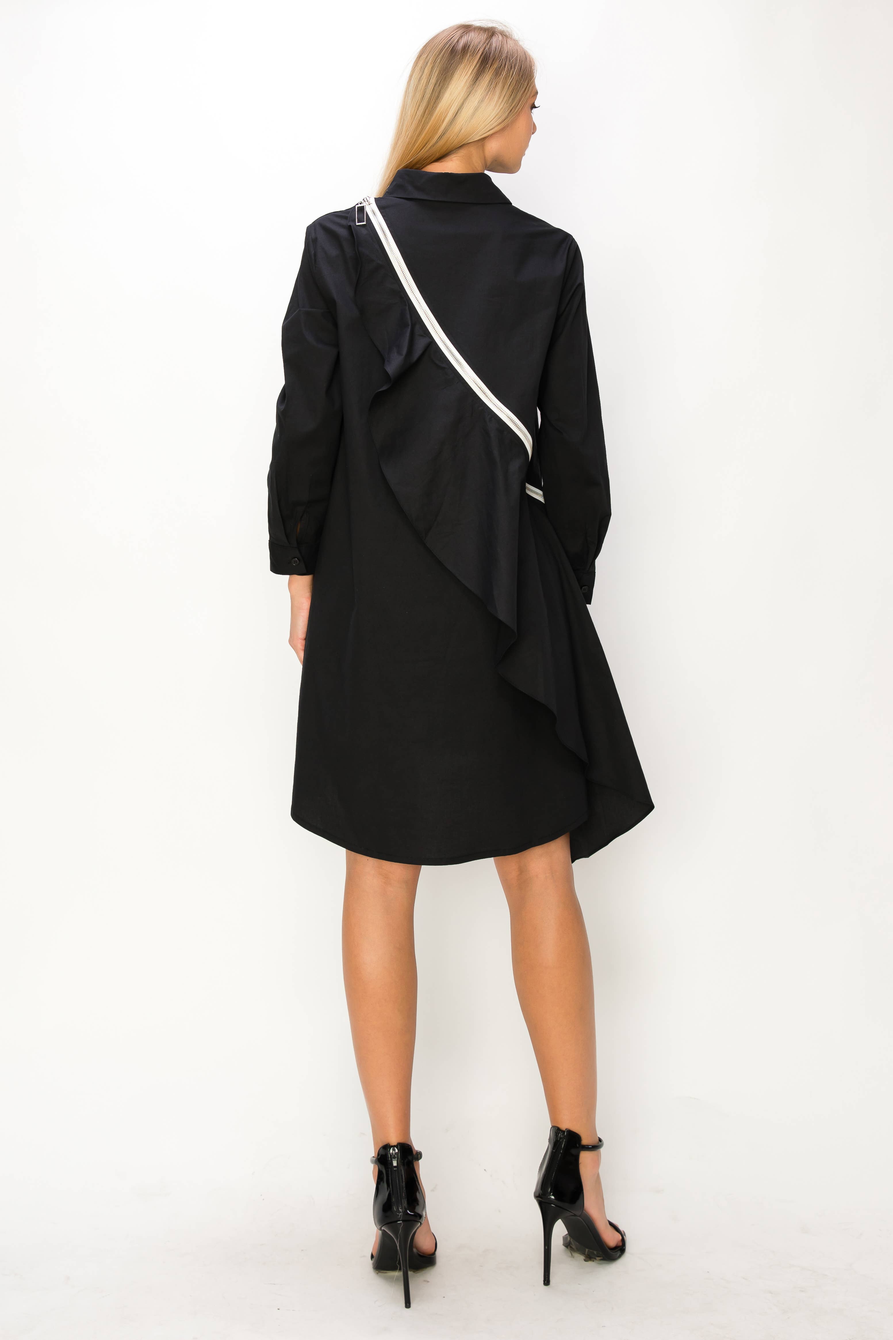 Joh Apparel - Wrenna Cotton Poplin Tunic Dress