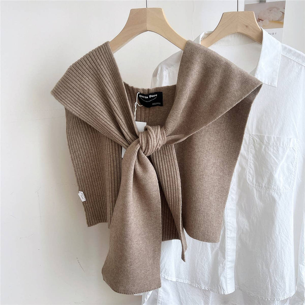 KNITTED SHAWL - ONE SIZE FITS ALL