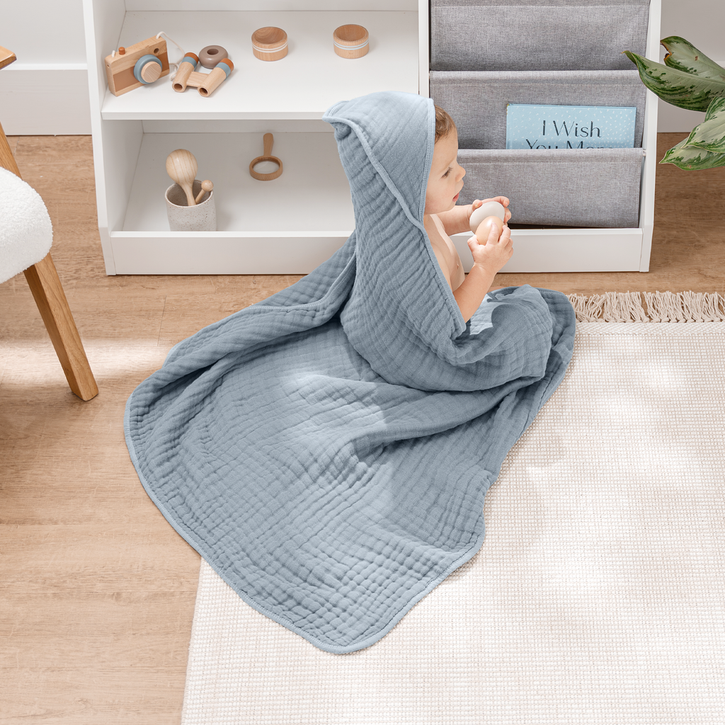 Muslin Hooded Baby Towel