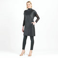 Clara Sunwoo - Liquid Leather ™ - High Neck Tunic Pocket Dress