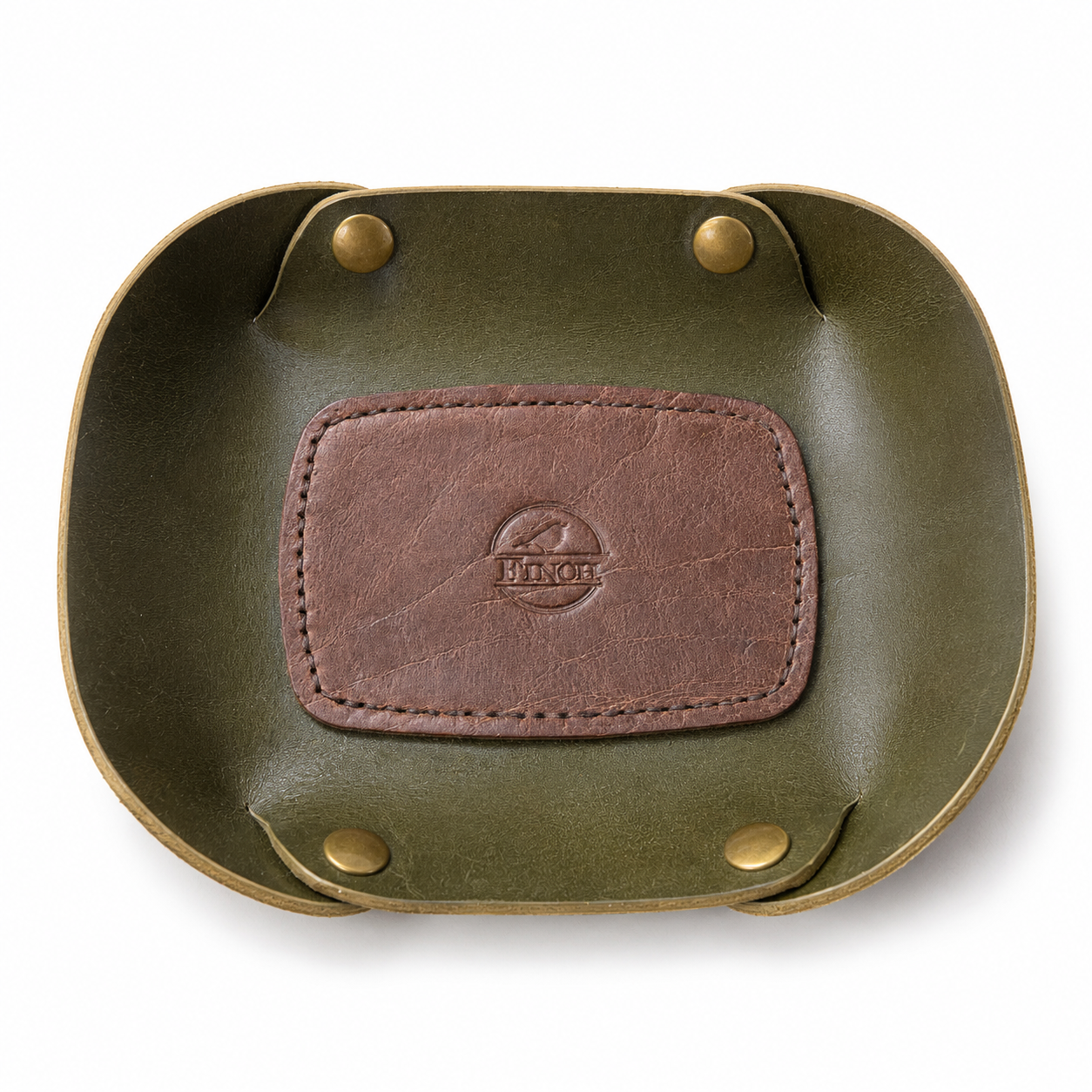 Handmade Leather Valet Tray by Finch