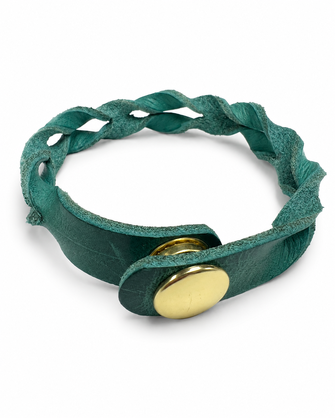 Handmade Inverted Leather Bracelet by Finch