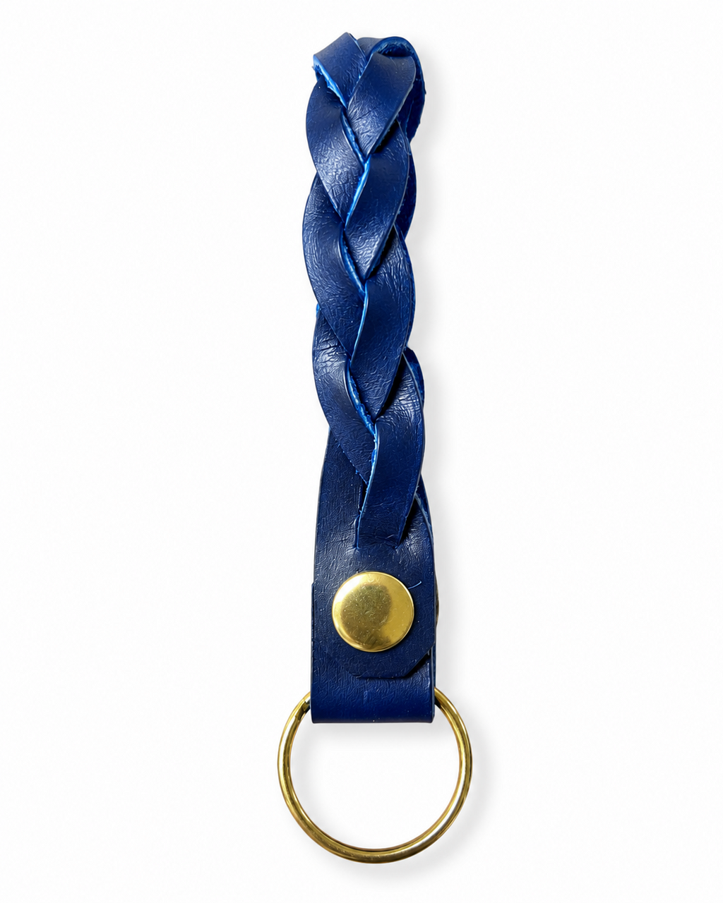 Handmade Leather Mystery Braid Keyring by Finch