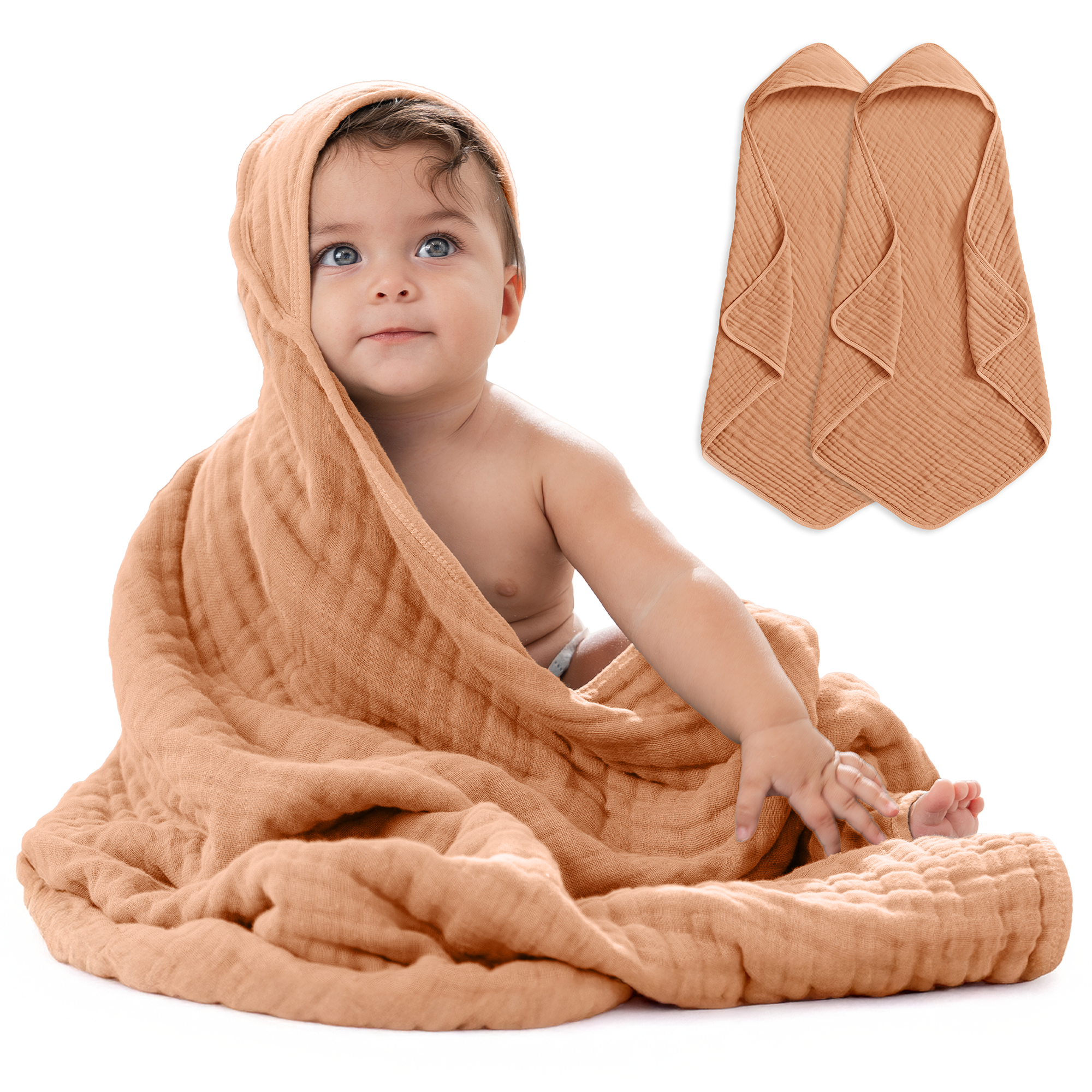 Muslin Hooded Baby Towel