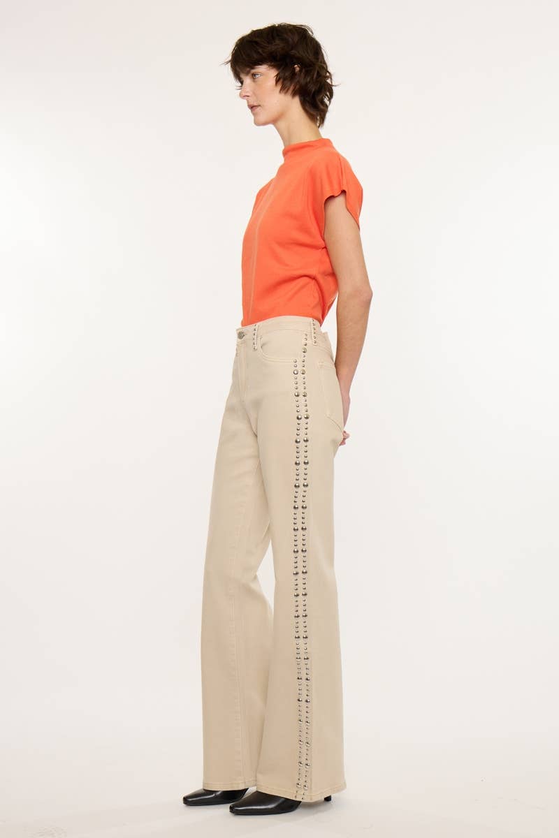 Kan Can USA - High Rise Wide Flare Jeans