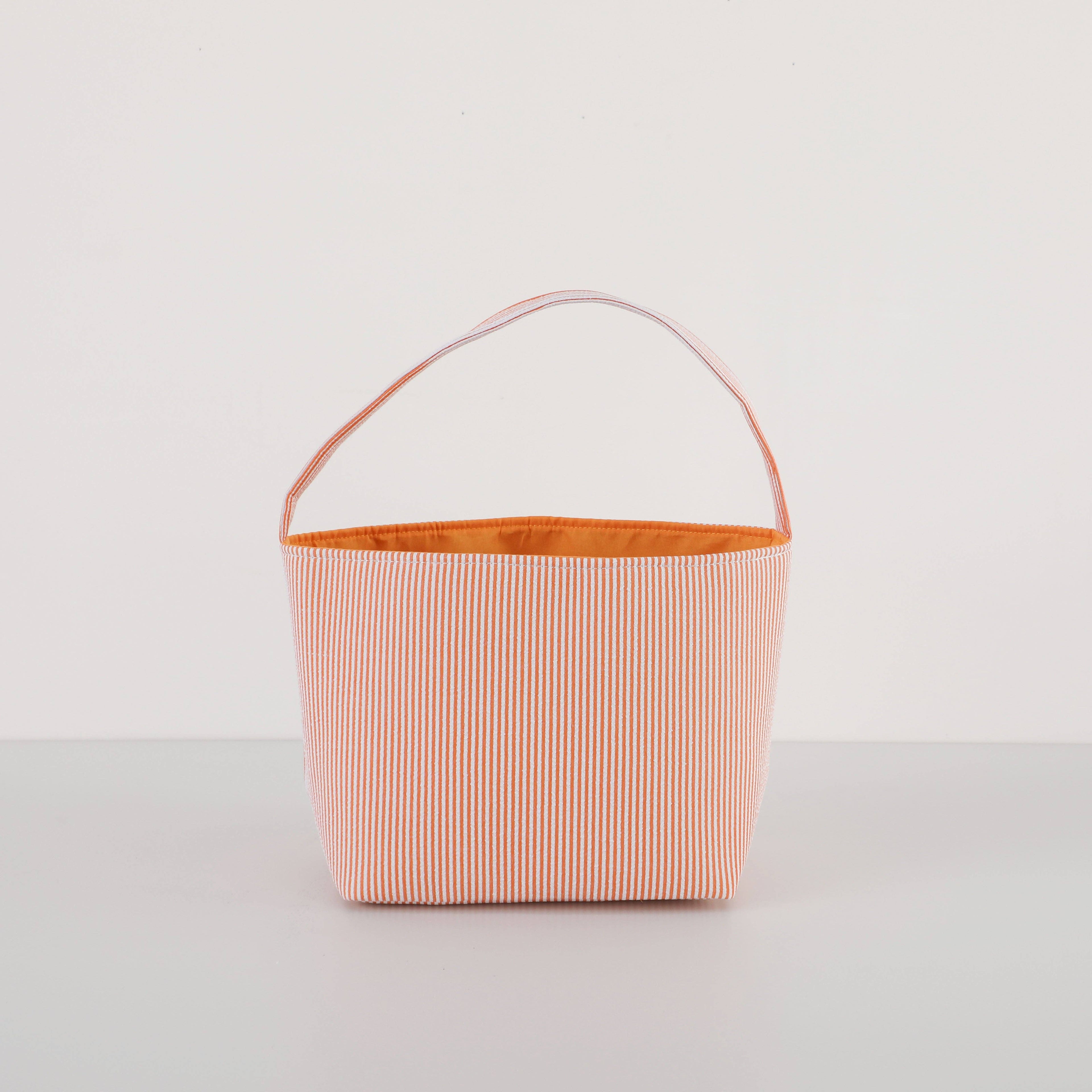 Gingham/Seersucker Bucket Bag