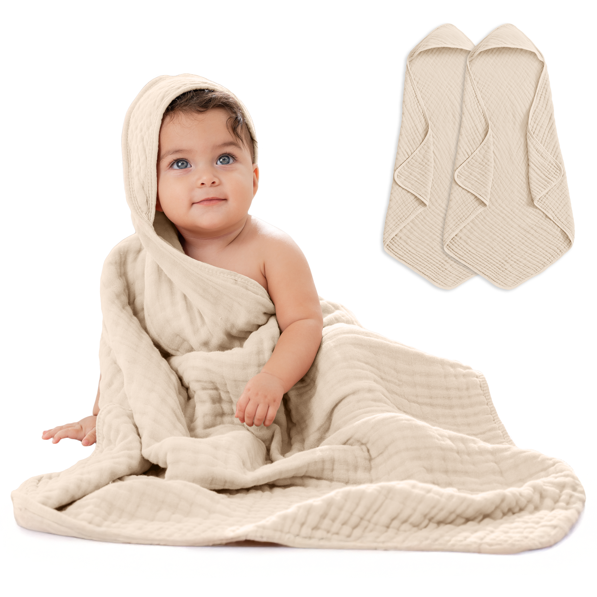 Muslin Hooded Baby Towel