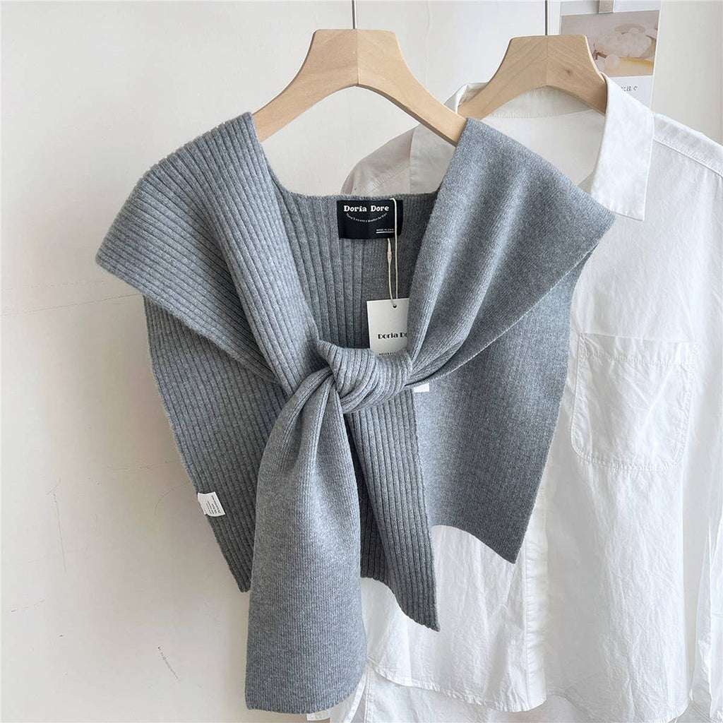 KNITTED SHAWL - ONE SIZE FITS ALL