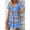 Boho Paisley Tiered Dress