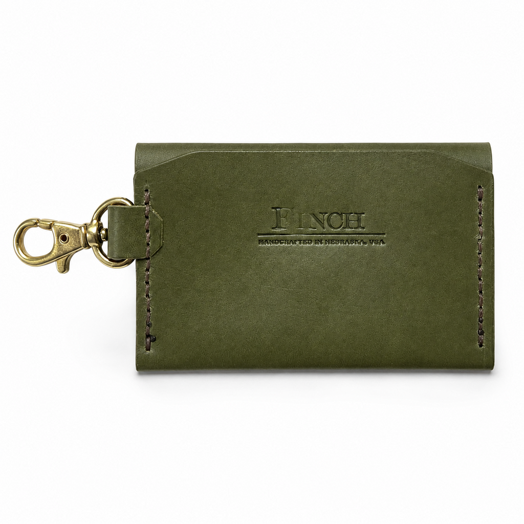 Handmade Leather Keyring Wallet by Finch