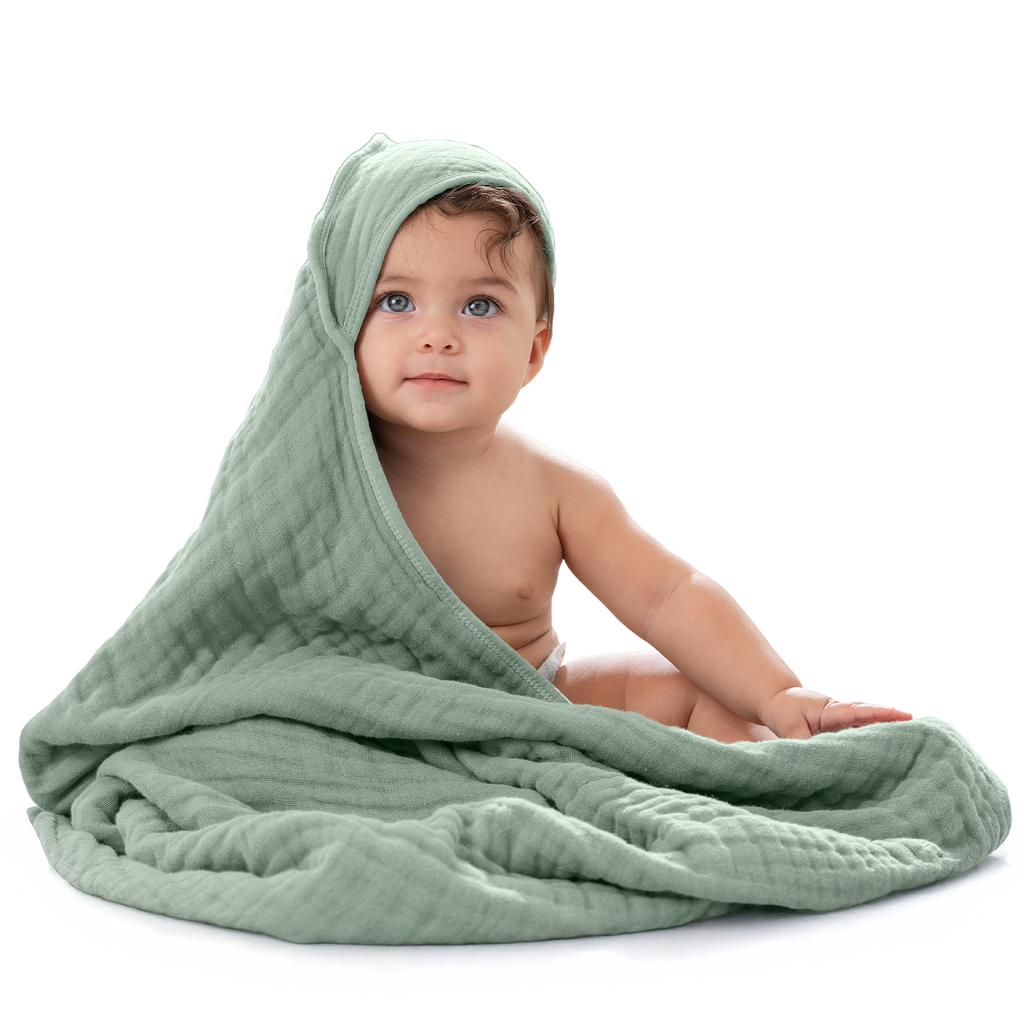 Muslin Hooded Baby Towel