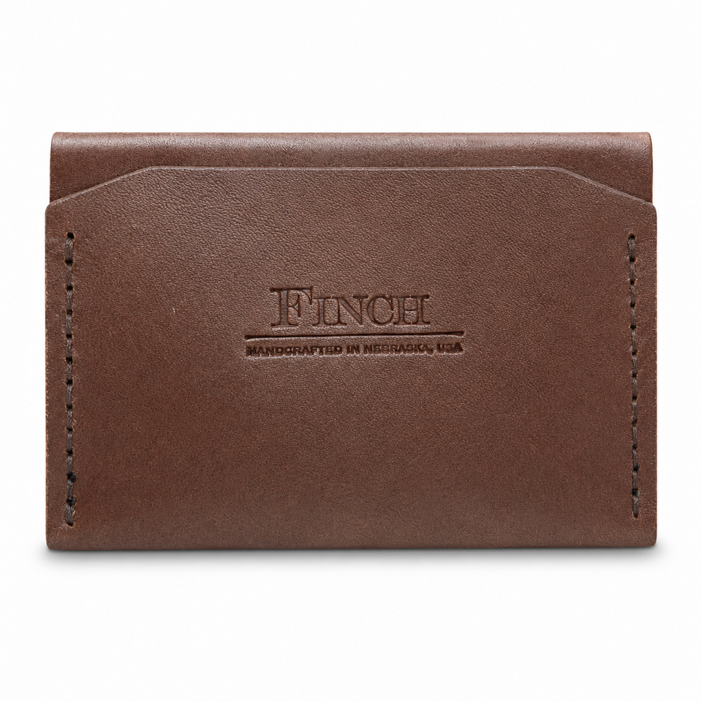 Handmade Leather Credit Card Wallet by Finch