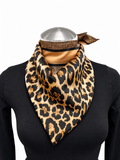 Small Cheetah Silk Scarf