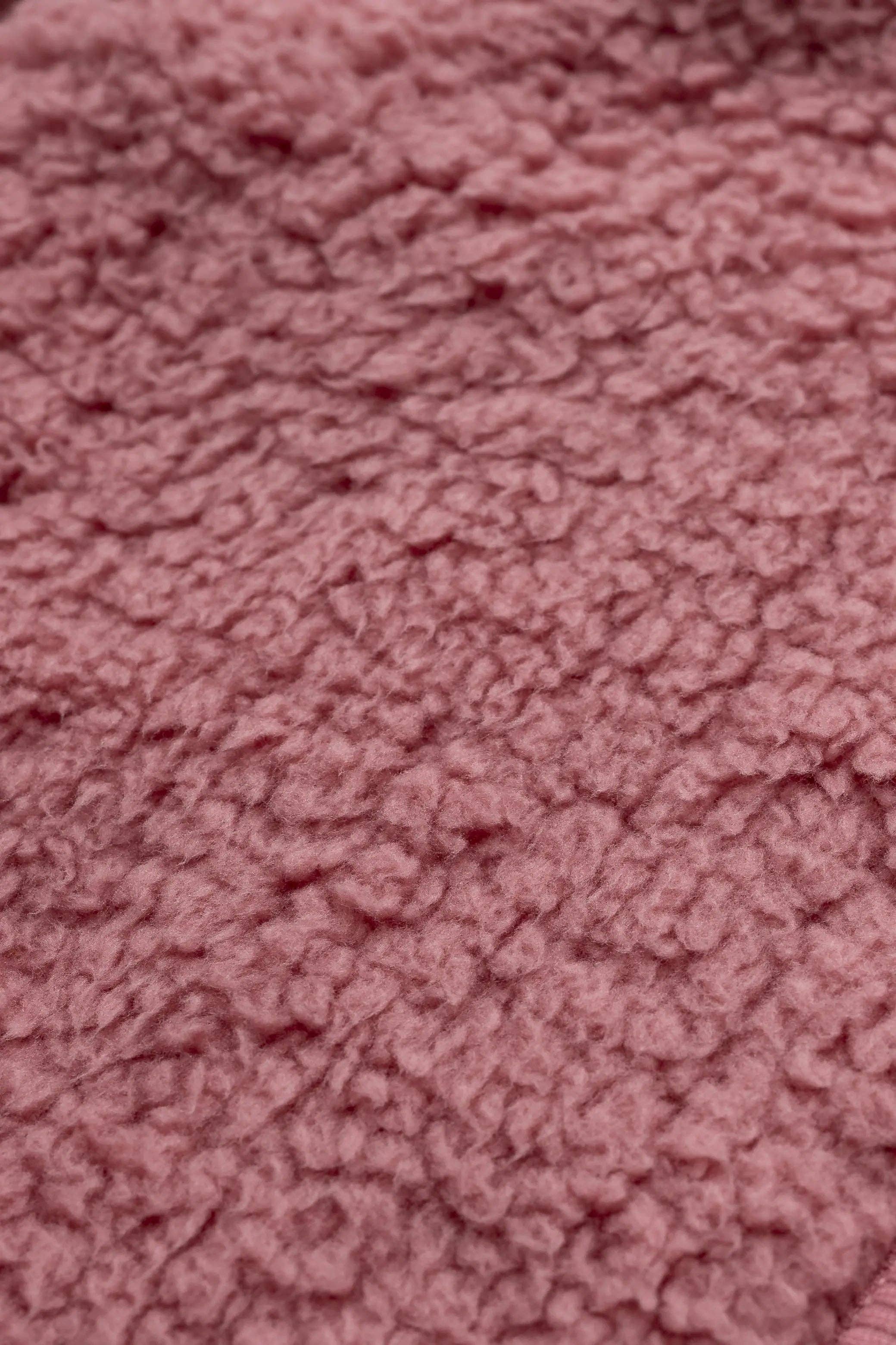 Sherpa Cardigan- mauve