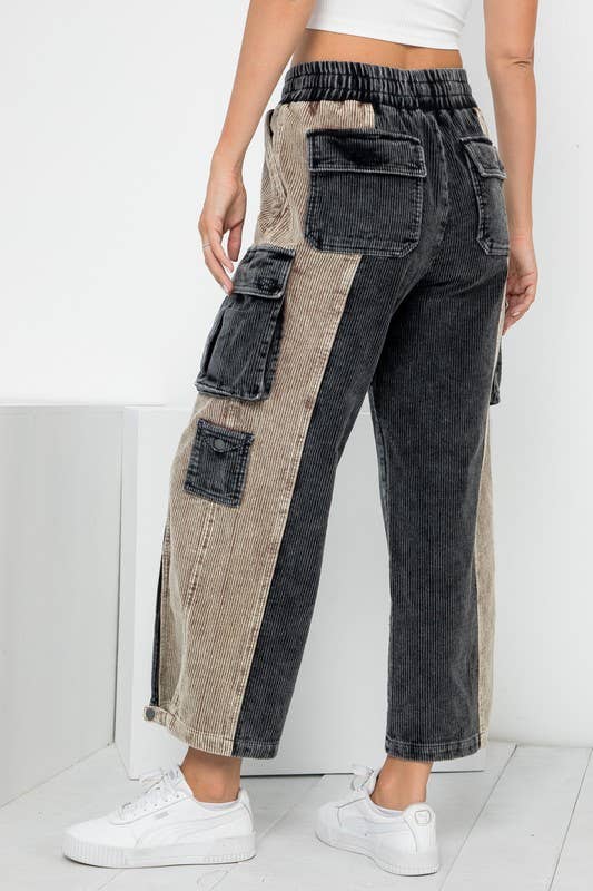 Corduroy Cargo Pants