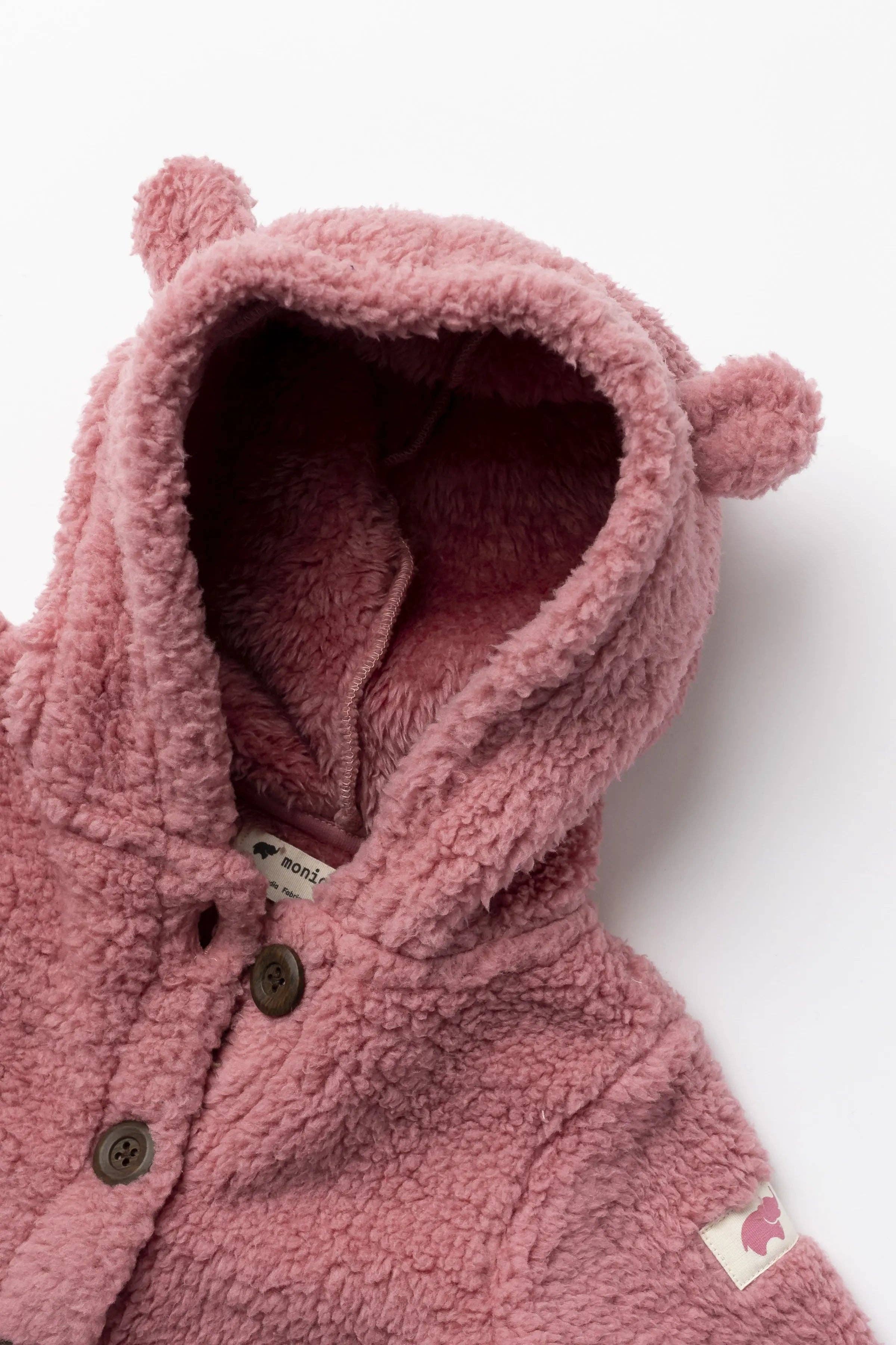 Sherpa Cardigan- mauve