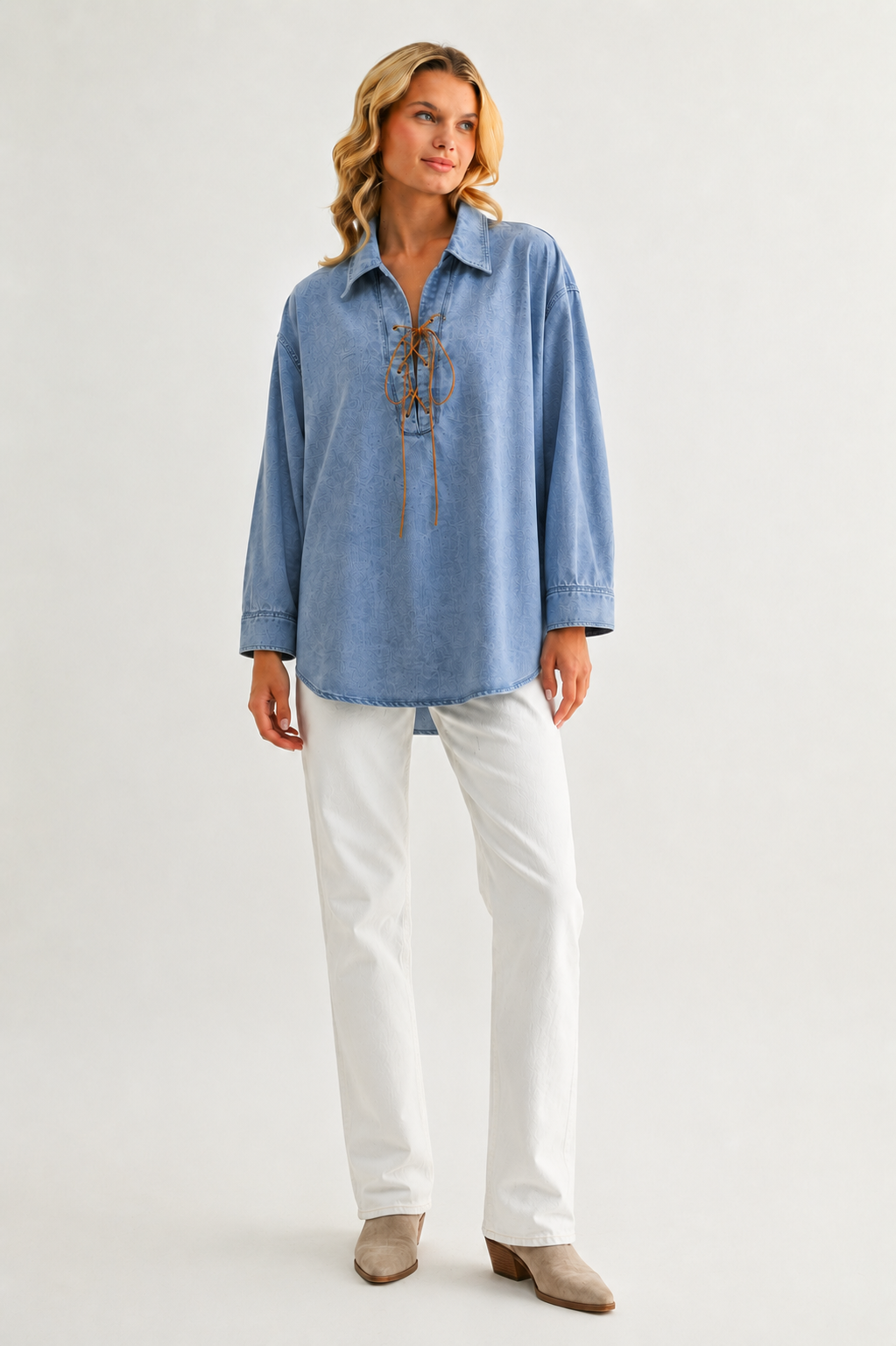 Dakota Tencel Denim Top